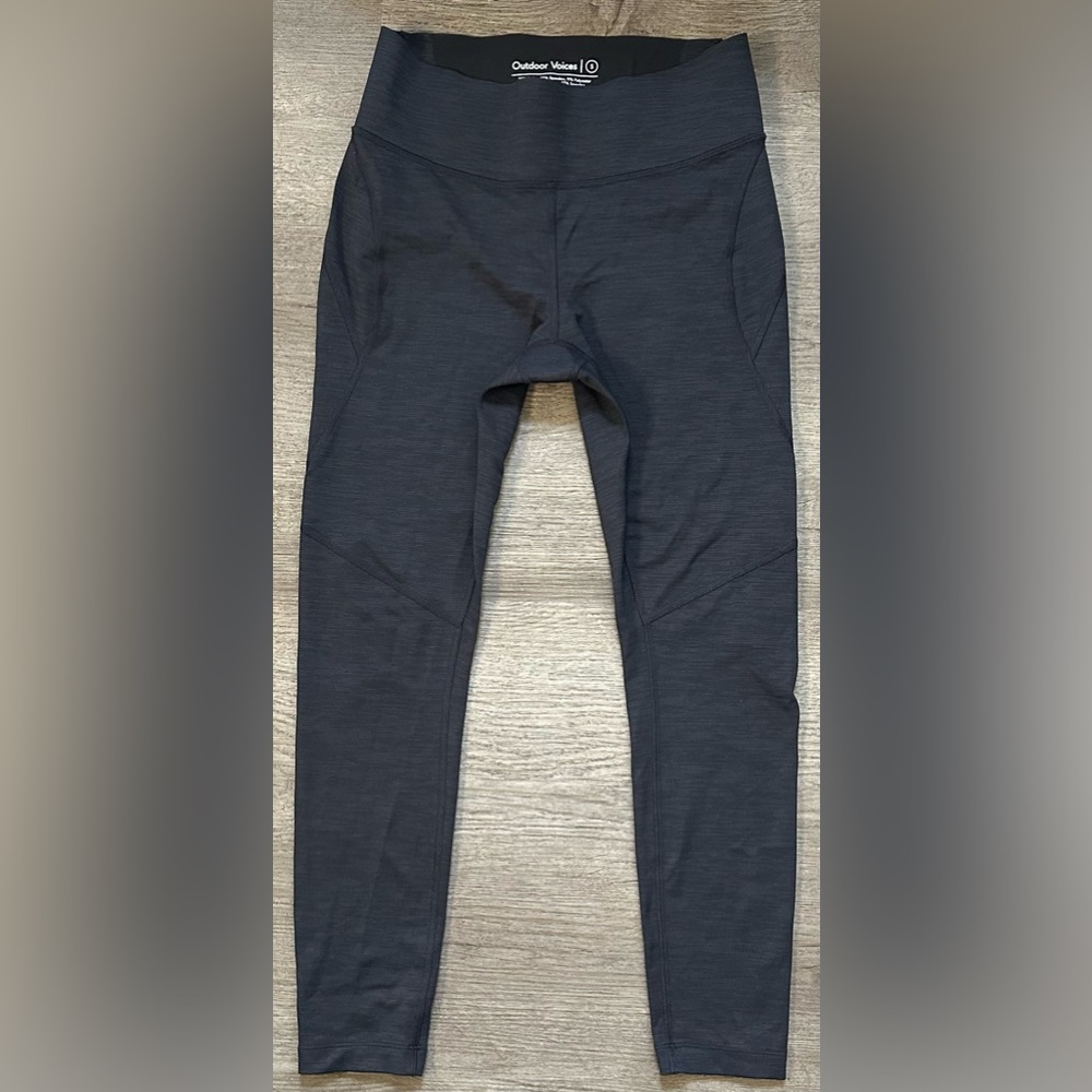 Outdoor Voices Warm Up Yoga Legging Mid Rise Stretch Workout Size Small